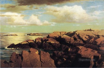  Massachusetts Canvas - After a Shower Nahant Massachusetts scenery Luminism William Stanley Haseltine